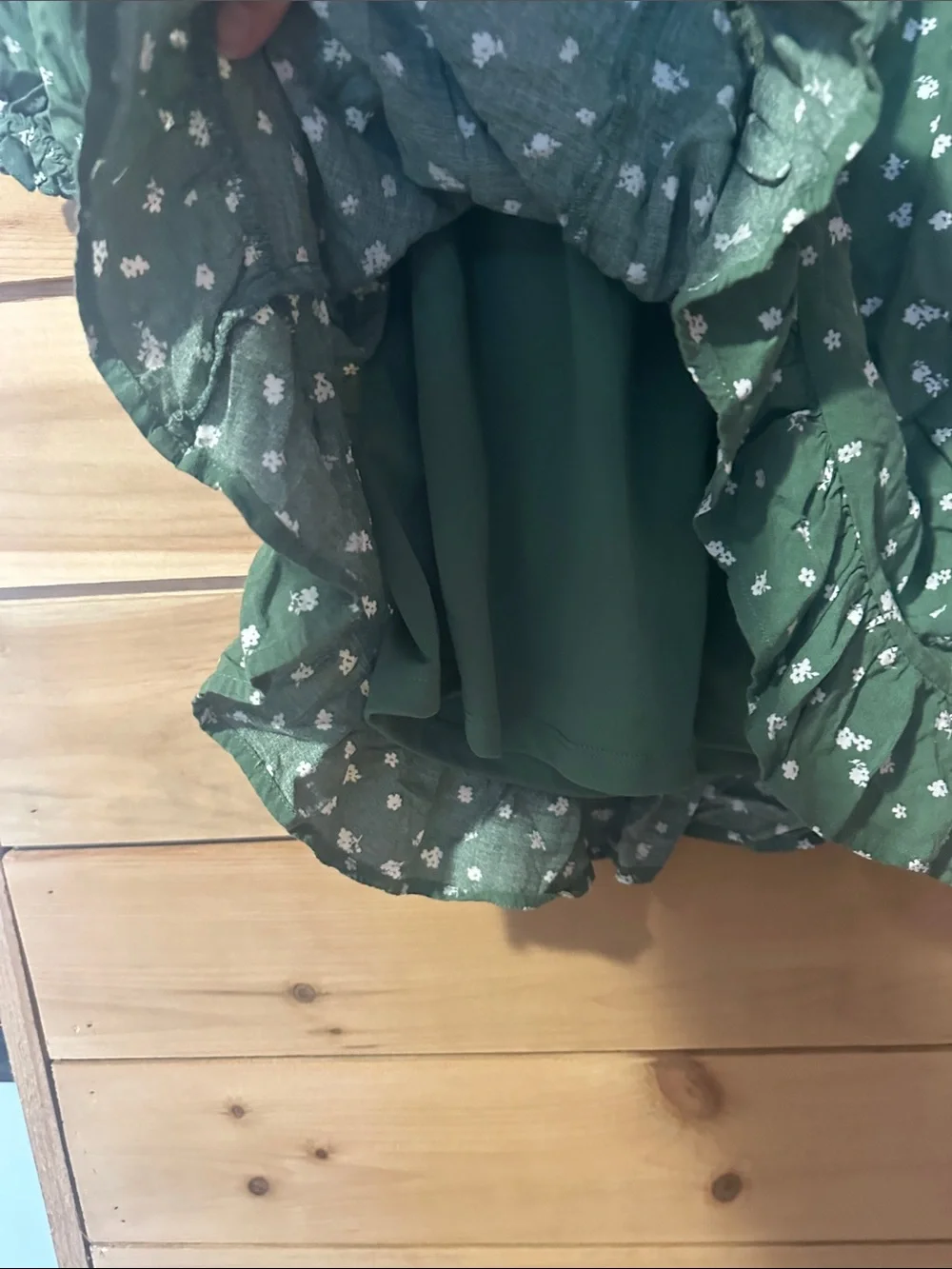 Market & Spruce Girls Smocked Puff Long Sleeve Dress Size 8